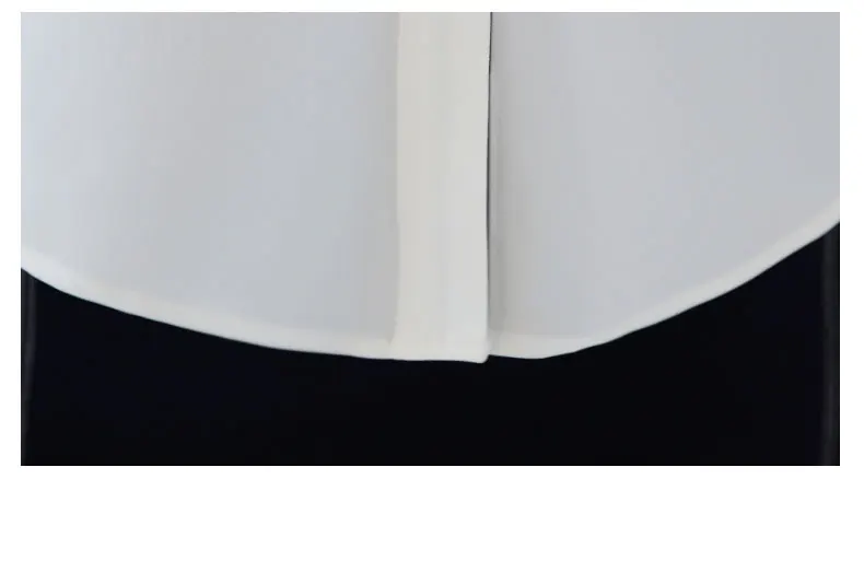 2019 Весенние новые женские шифоновые однотонные свободные блузки с одной