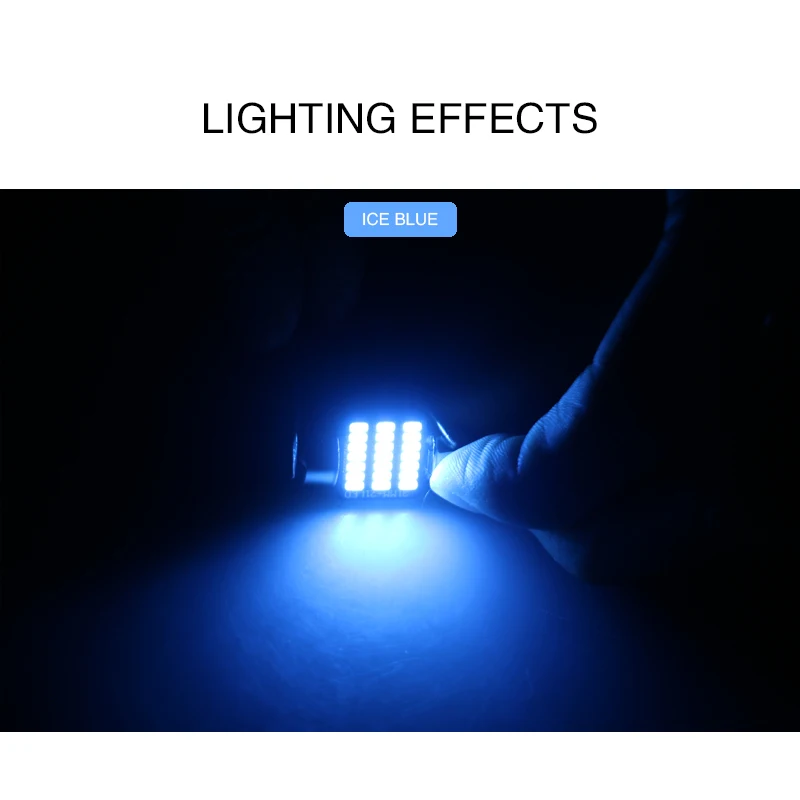 Гирлянда светодиодная лампа 31 мм для салона автомобиля 4 шт. 3014SMD купольная карта