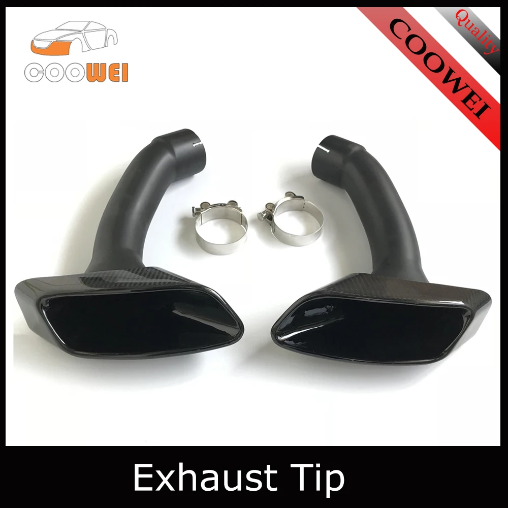 Наконечник глушителя из углеродного волокна для BMW X6 E71 2008 2014|tips exhaust|tip mufflertips c |