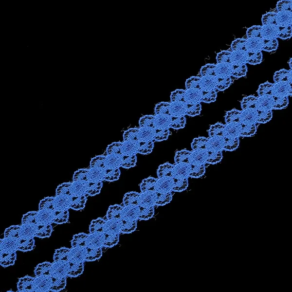 Royal Blue 5 ярдов/партия кружевная лента 15 мм вышитая кружевная отделка для шитья украшение для альбома DIY лоскутное ремесло - Цвет: Royal Blue