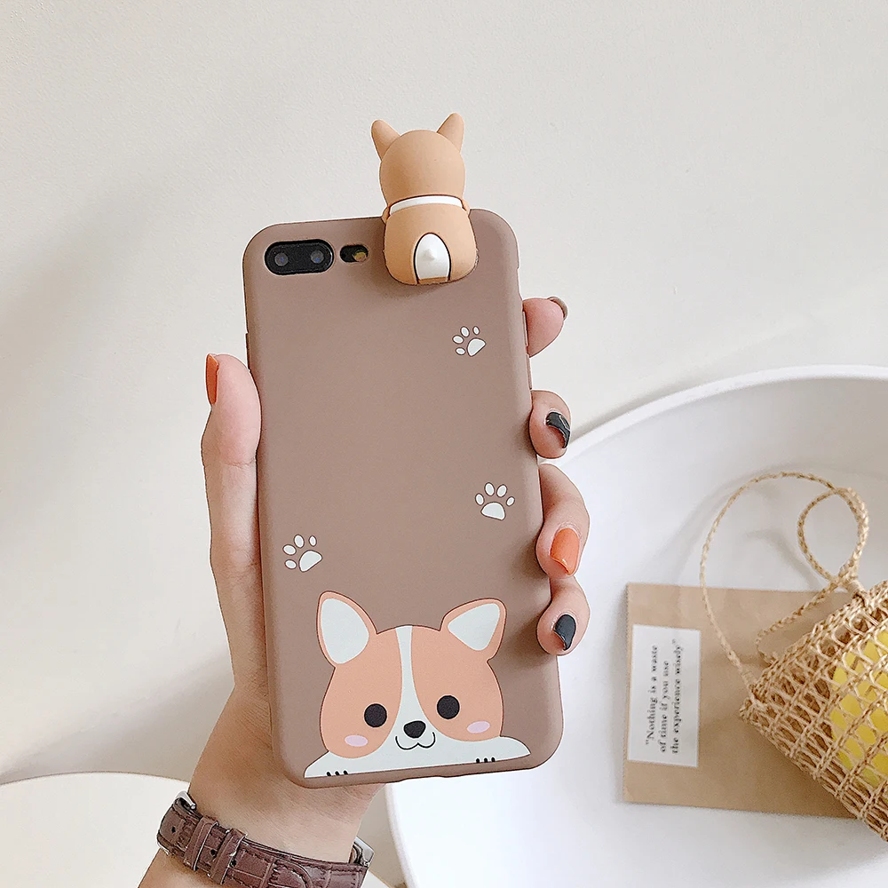 Чехол для собак Welsh Corgi мягкий чехол щенков игрушечный OPPO R9S R11S R15 R17 A57 A39 A59 A79 A83 A5s A7