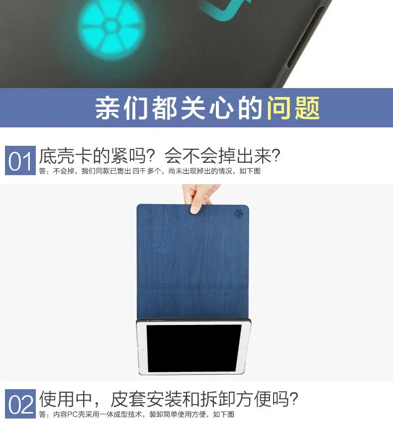 Чехол для планшета для нового ipad 9,7 ipad 5 6 ipad 5 ipad 6 air 2 ультра тонкий из искусственной кожи умный чехол с флип-стойкой для ipad Air 2