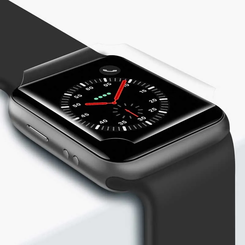 3 шт ультра прозрачный ТПУ мягкий экран протектор Крышка для Apple Watch 42 мм 38 Series3/2/1