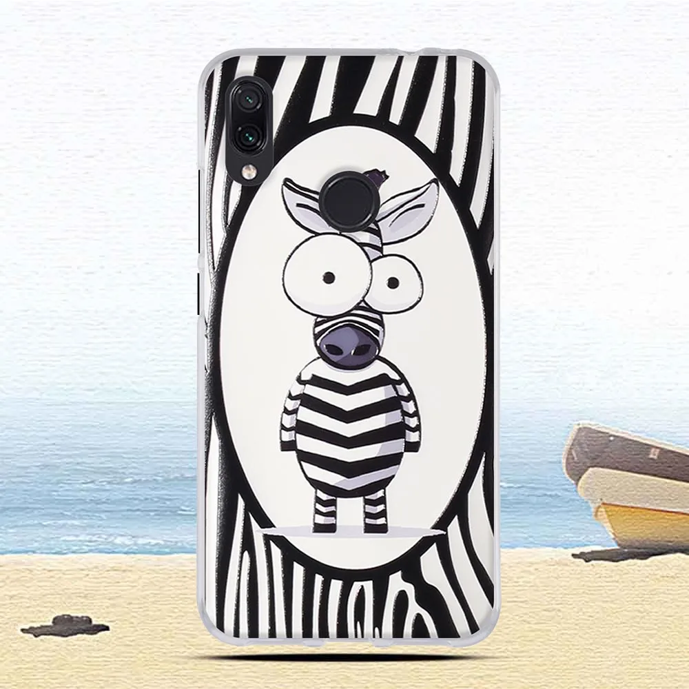 Силиконовый чехол для Xiaomi Redmi Note 7, чехол 6," с милым цветочным принтом, чехол для телефона s для Xiomi Redmi note 7 pro, fundas Coque - Цвет: 3