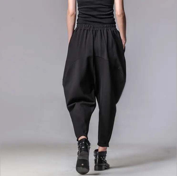 2020 autumn winter new large size plus velvet harem pants women's casual pants hanging pants thin tapered banana pants