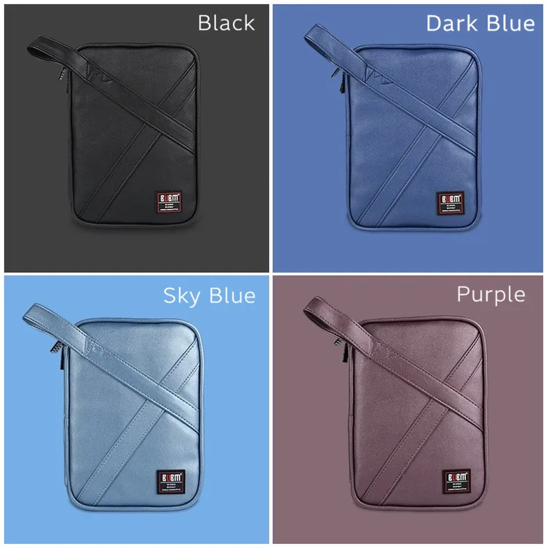 Бренд BUBM сумка для хранения из искусственной кожи для ipad Air, Pro 9,7 дюймов, цифровые аксессуары чехол Мини ", 9" планшет