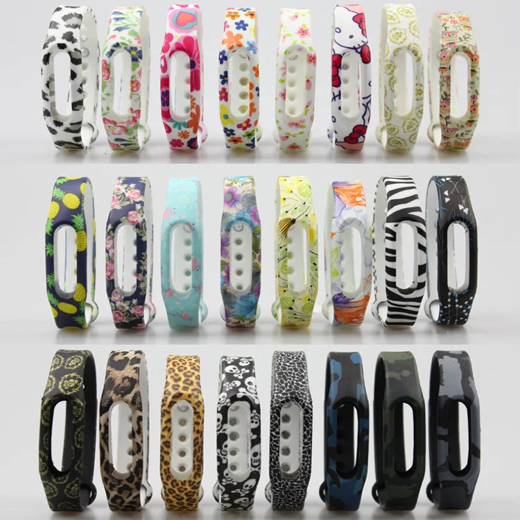 1 шт. Цветной силиконовый браслет на запястье для Xiao mi Band mi band 1& 1S Smart band