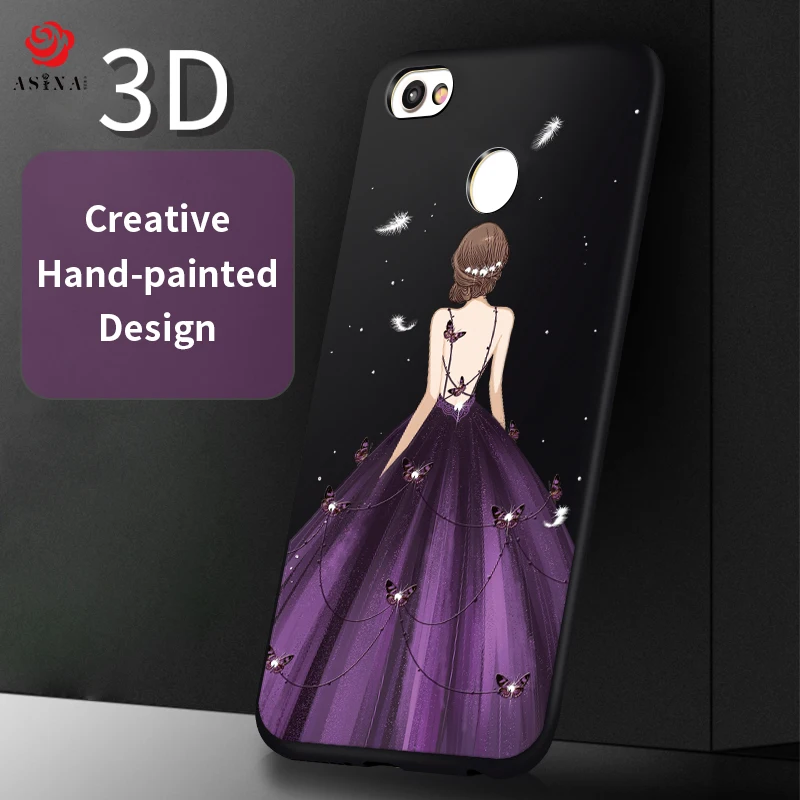 ASINA Beautiful Case For Huawei P9 Lite 2017 Luxury Elegant Dress Silicone Cover P10 Honor 8 GR3 Funda |