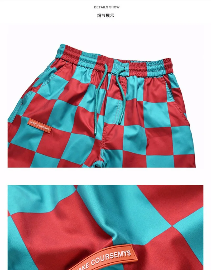 Харадзюку клетчатые брюки мужские клетчатые мешковатые мужские s Красочные брюки уличный стиль тренировочный sbroek Heren корейская модная одежда для мужчин