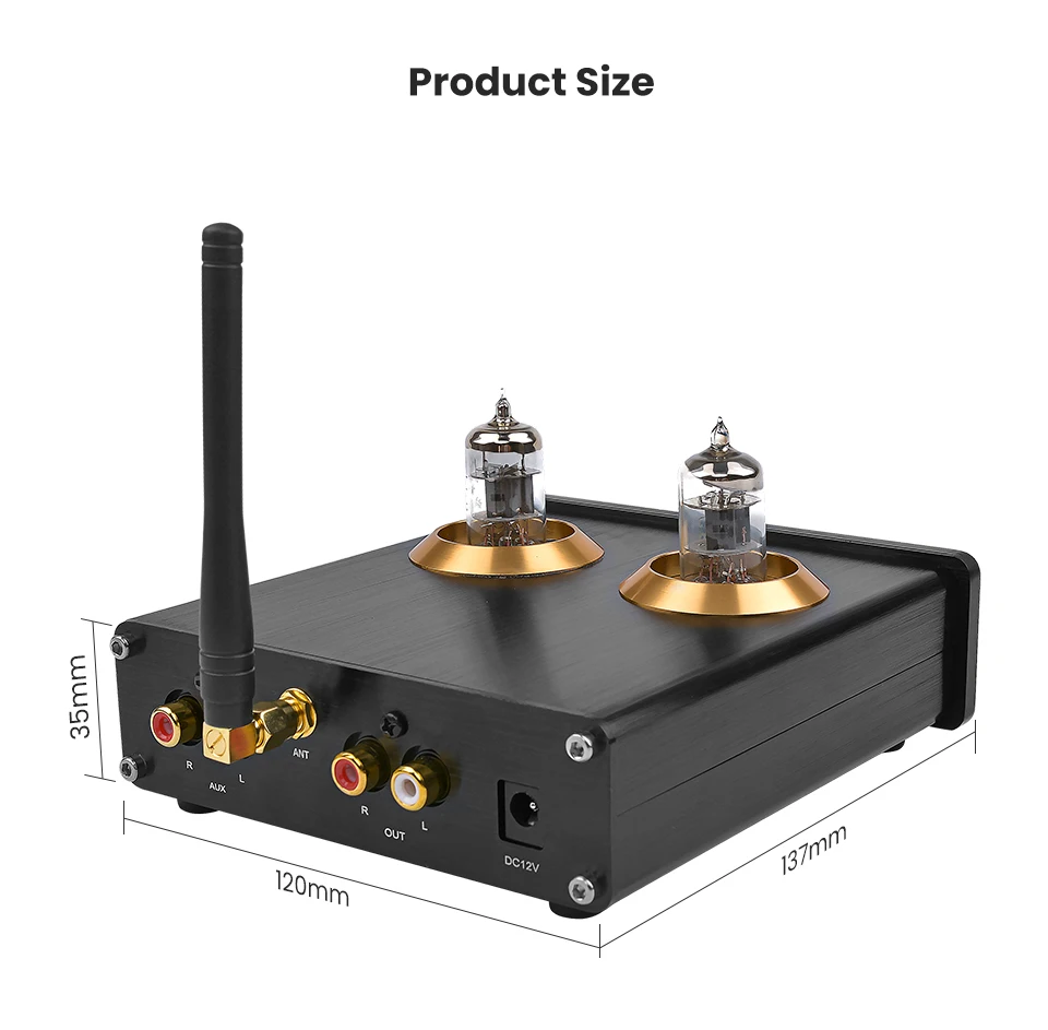 AIYIMA 6J1 ламповый усилитель предусилитель HiFi Bluetooth 5,0 предусилитель аудио усилитель с высокими басами Регулировка тона домашний звуковой кинотеатр