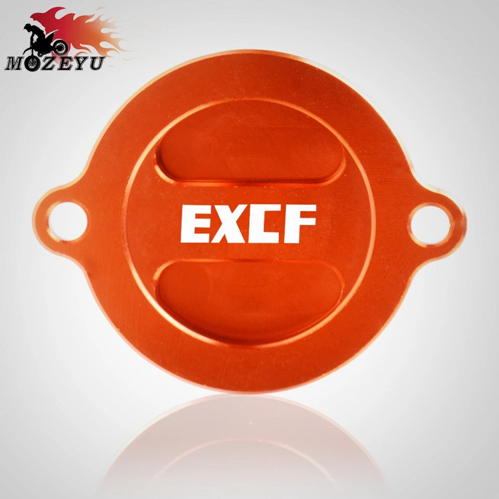 Для KTM 250 350EXC-F 450EXC-F 500 EXC-F EXC F Мотоцикл с ЧПУ Алюминиевый моторный масляный топливный фильтр гоночный бак двигателя крышка