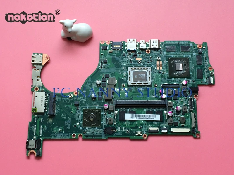 Материнская плата NOKOTION DA0ZRIMB8E0 NB.MCU11.001 для acer aspire материнская ноутбука с видео