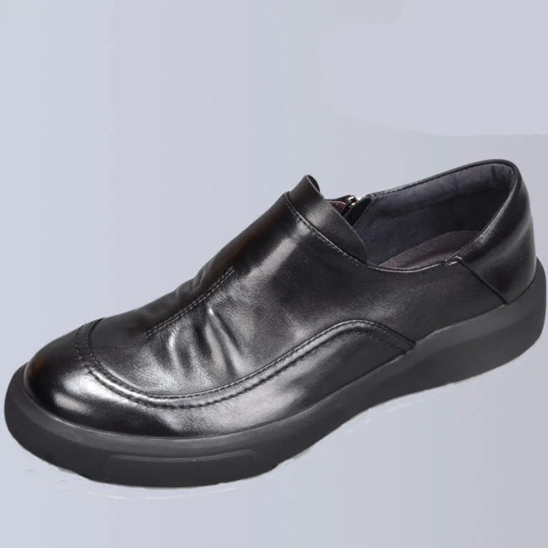 Мужские повседневные туфли на плоской подошве модные высококачественные из