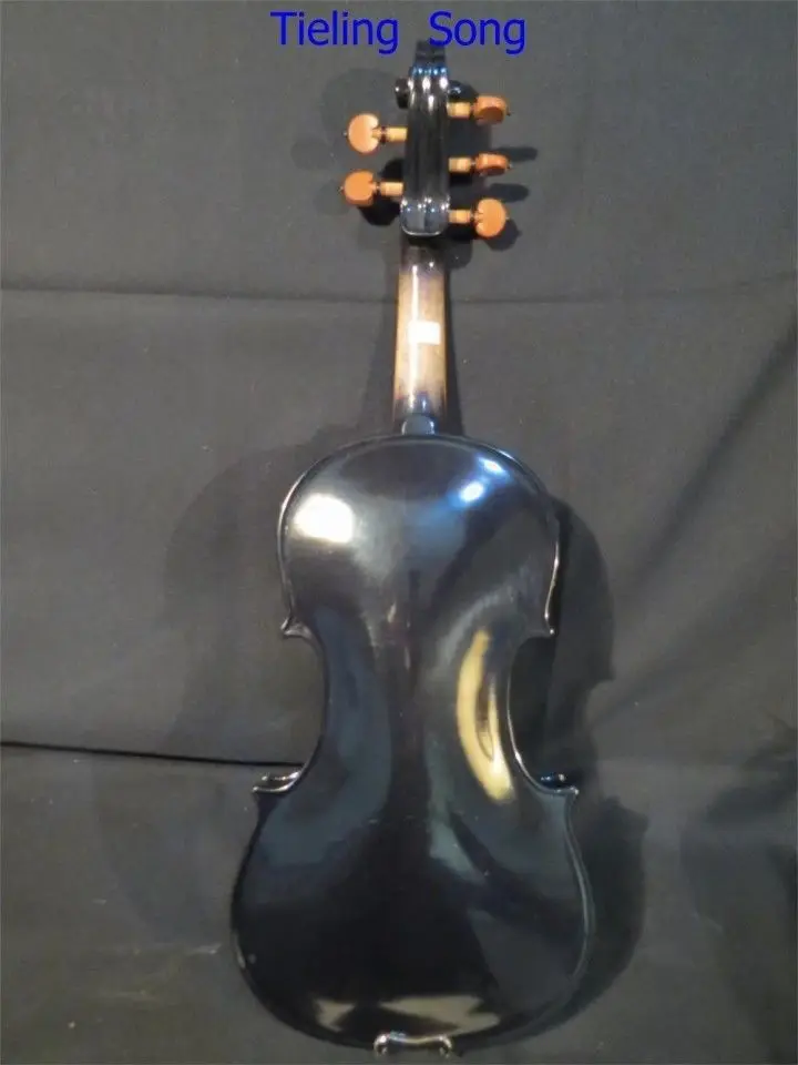 Черный цвет 5 струн 4/4 электрическая скрипка + акустическая скрипка|acoustic violin|electric