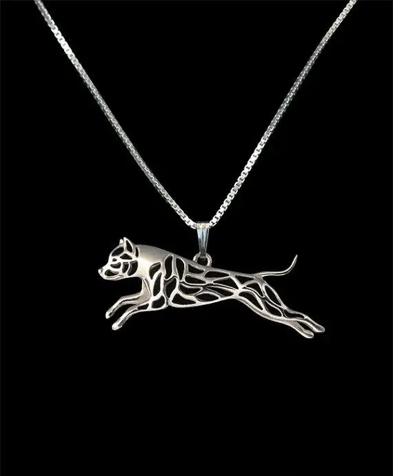 Ажурное ожерелье для женщин из американского Стаффорда терьера/питбуля красивый