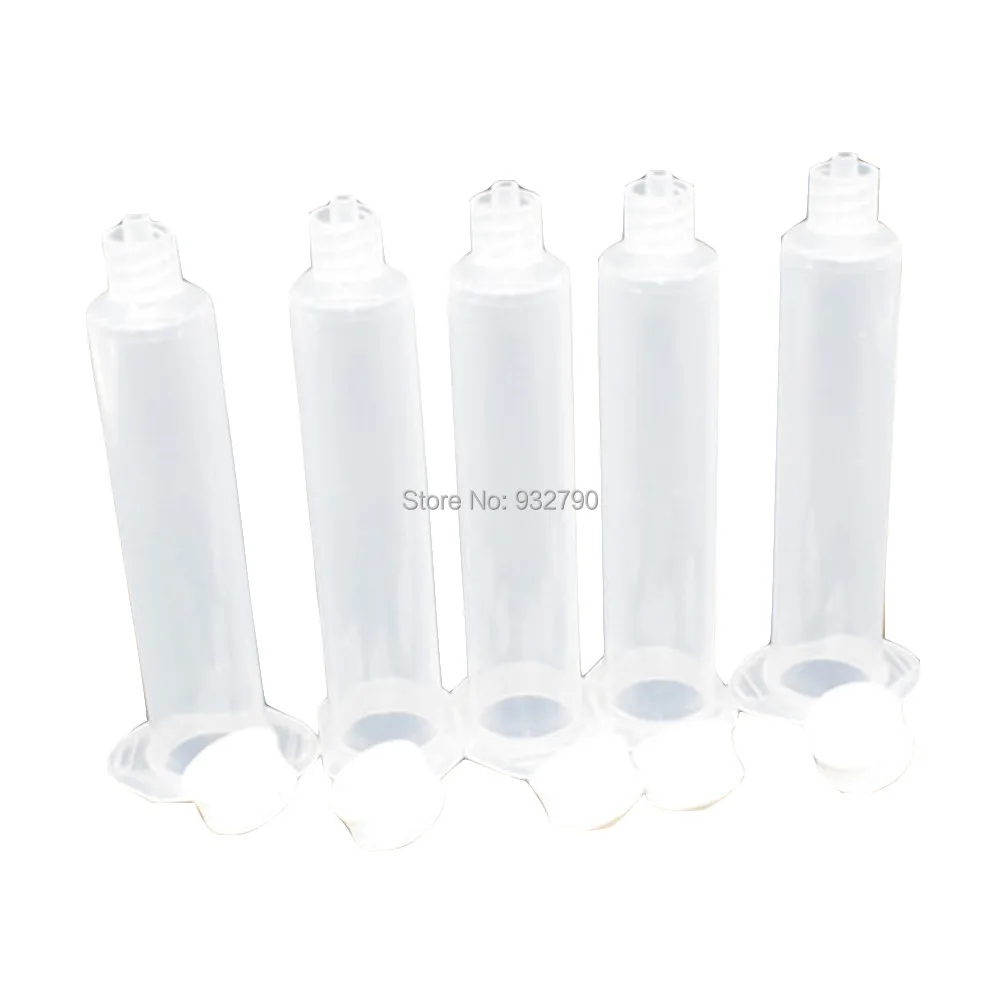5pc 10cc Glue Dispensing Syringe Barrel Tube Needles for Adhesives Sealant Silicone Polypropylene Solder Paste Paints Lubricants |