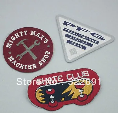 Дешевые тканые этикетки для одежды на заказ/вырезанные бесплатная доставка | Дом