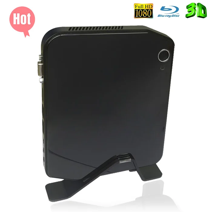 Мини ПК HTPC поддержка HD 1080P 2D 3D Blu Ray плеер ультра маленький размер HI17|pc vnc|pc partspc holder |