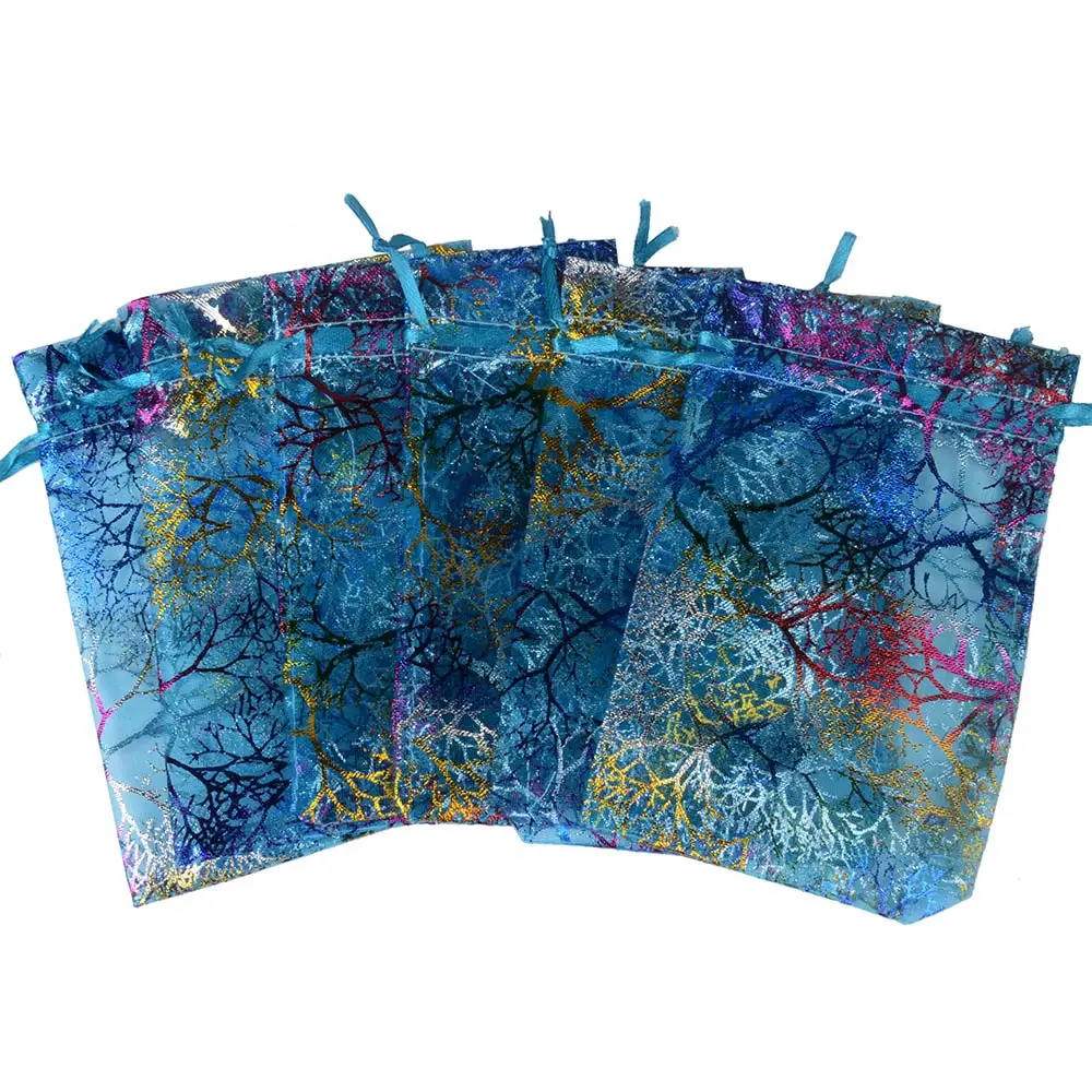 Style 2 Chanfar, 7x9 см, 9x12 см, 10x15 см, 13x18 см, свадебные подарочные сумки из органзы на Рождество, сумки и сумки - Цвет: Style 2