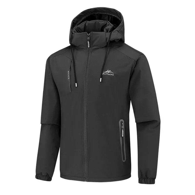 Модное мужское уличное Спортивное зимнее утепленное хлопковое пальто зимняя