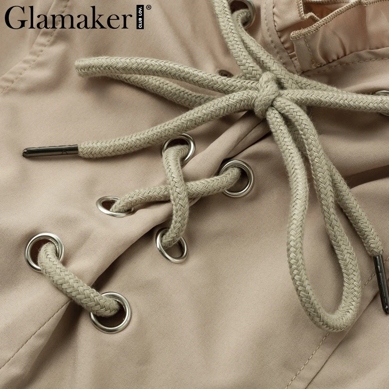 Glamaker черное платье с открытыми плечами, на шнуровке, с пышными рукавами, женское летнее облегающее платье для вечеринки, Сексуальное Мини Короткое платье для фитнеса, vestidos
