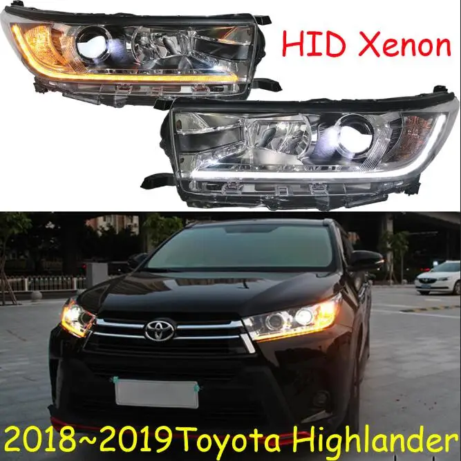 HID xenon Фара Highlander,,! Светодиодный светильник HID, противотуманный светильник Highlander, автомобильный Стайлинг, светильник для водителя Highlander, Highlander - Цвет: HID xenon