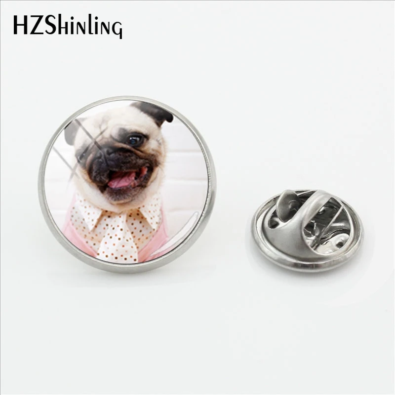 2018 Новое поступление милые забавные мопса застежка шпилька маленькая бабочка