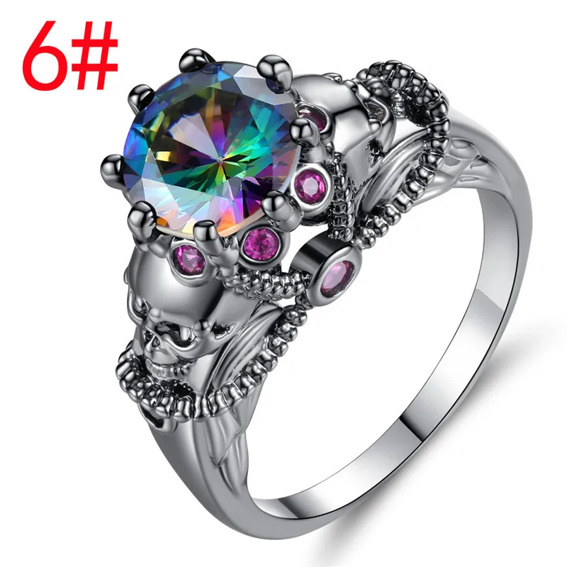 Новый продукт кольцо на голову цвет циркон женщина панк стиль мужчины и женщины
