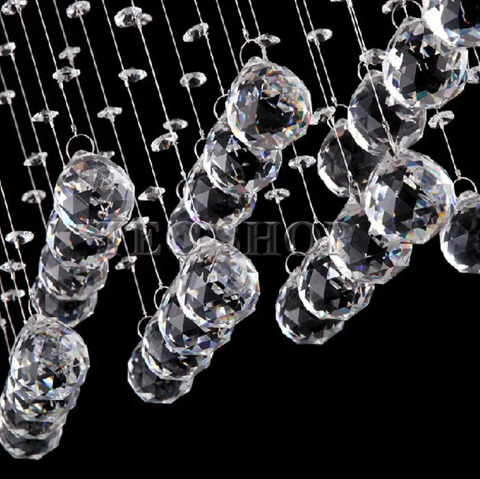 JH современный светодиодный кристалл лампа для ресторанов и спален с украшением в