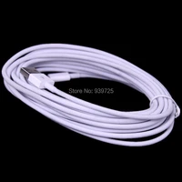 50pcslot 5m 15ft thick od 3 4mm usb cable accessory bundles for mobile phone pc