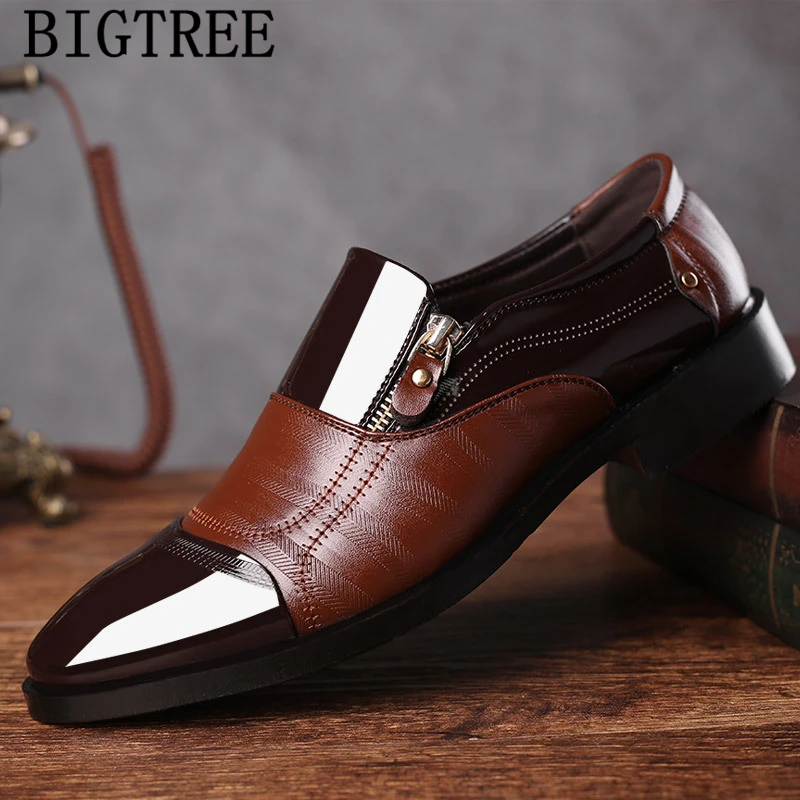 Мужские свадебные туфли лоферы из лакированной кожи с вентиляционными