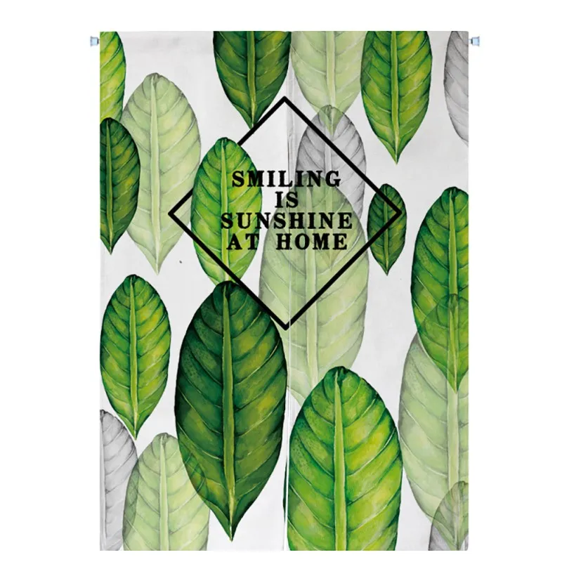 Китайская пасторальная занавеска для кухни льняная живописный свет затеняющая