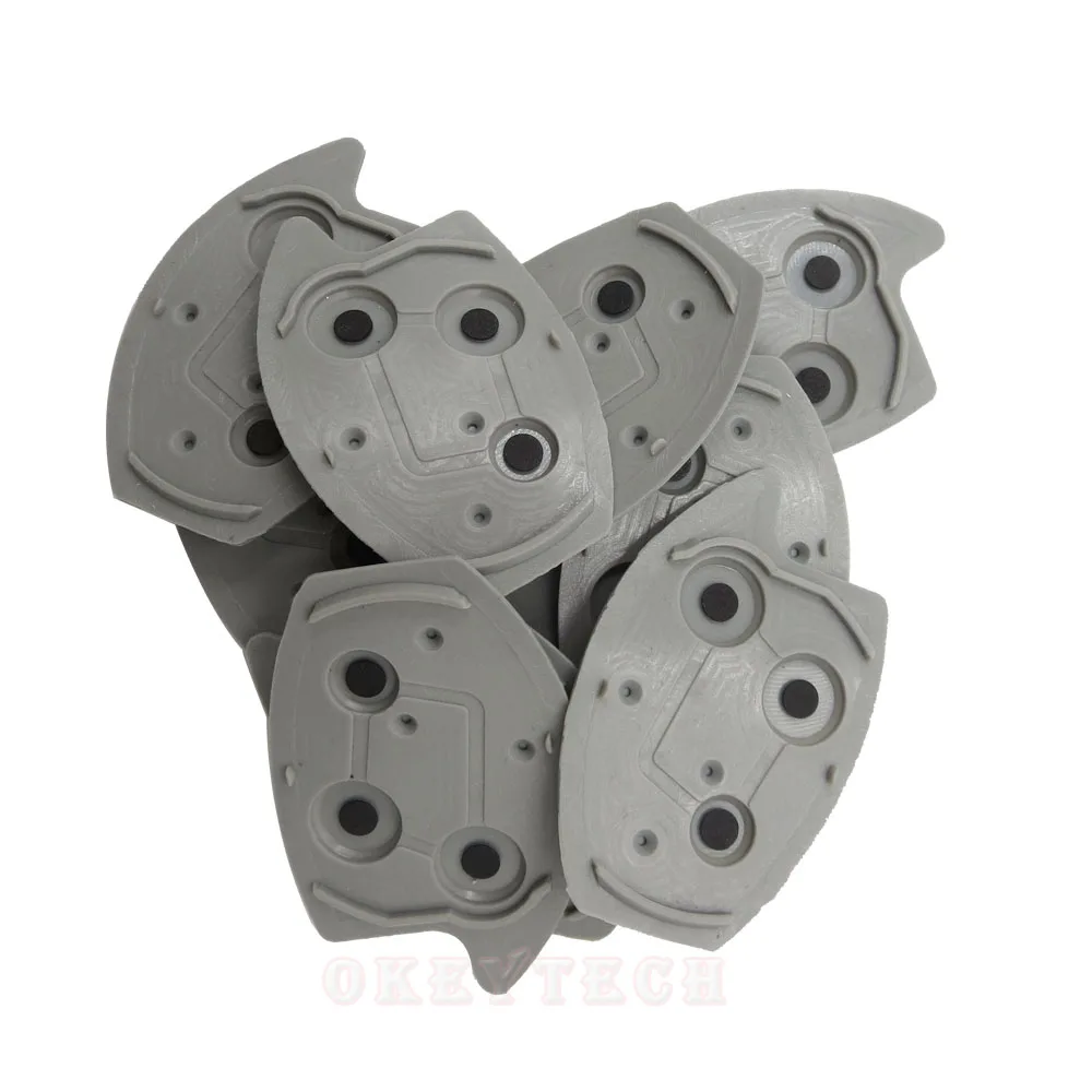 OkeyTech Новый 3 кнопки дистанционного ключа брелок резиновые Pad Mat Замена для Citroen Xsara