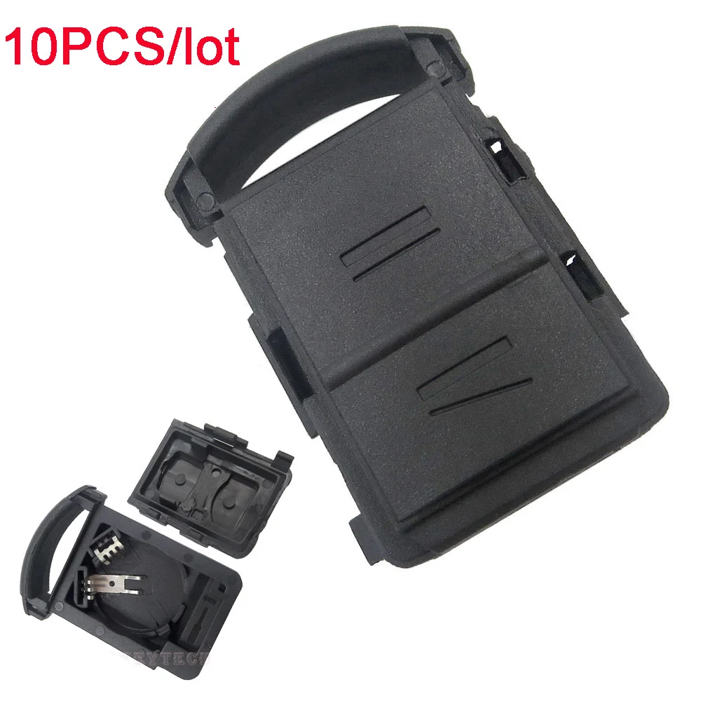 10 шт. 2 кнопки чехол для дистанционного ключа от машины оболочки Opel Vauxhall Astra Corsa Meriva