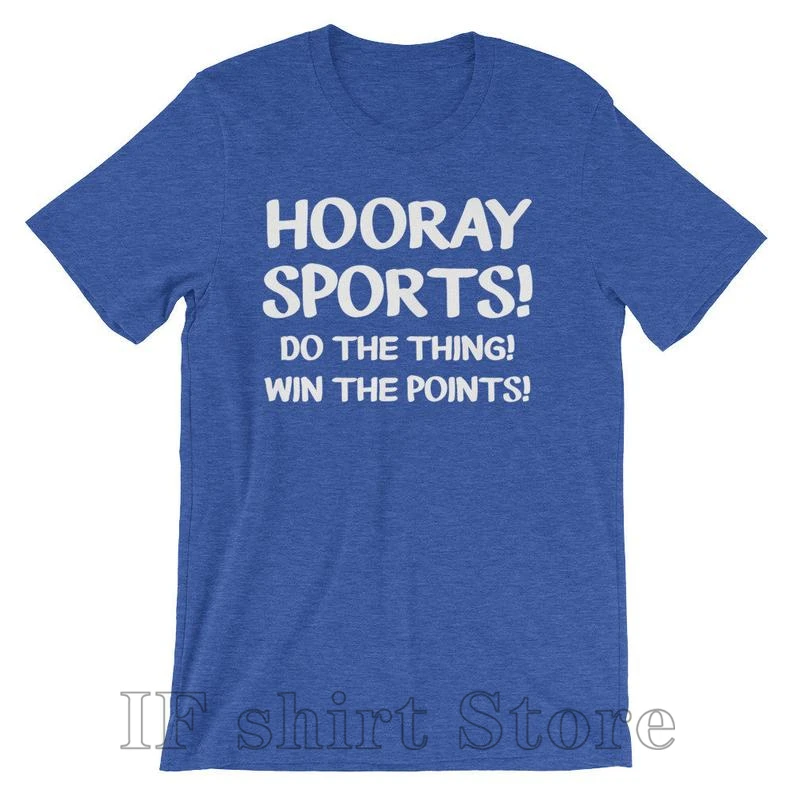 Хури спорт! Делайте это! Выигрыш баллов! Футболка с надписью саркастика новинка