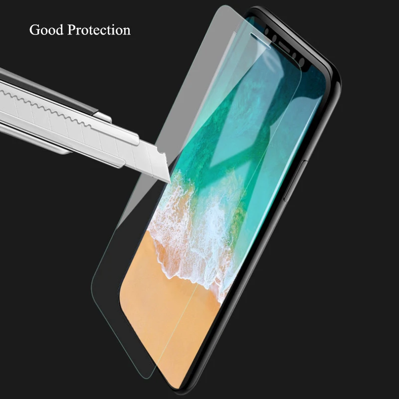 2 шт Защитное стекло для экрана iphone 8 7 Plus SE2 X Xr Xs 11 Pro Max 0 26 мм 9H закаленное
