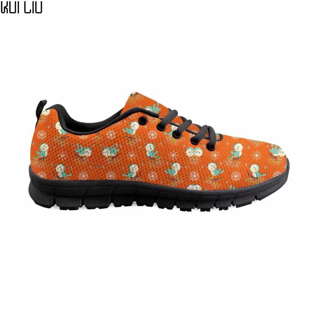 

Spring Comfortable Christmas Deer Shoes Sneakers Women Santa Claus Printed Women's Flats Running Shoes Breathable Flat Female