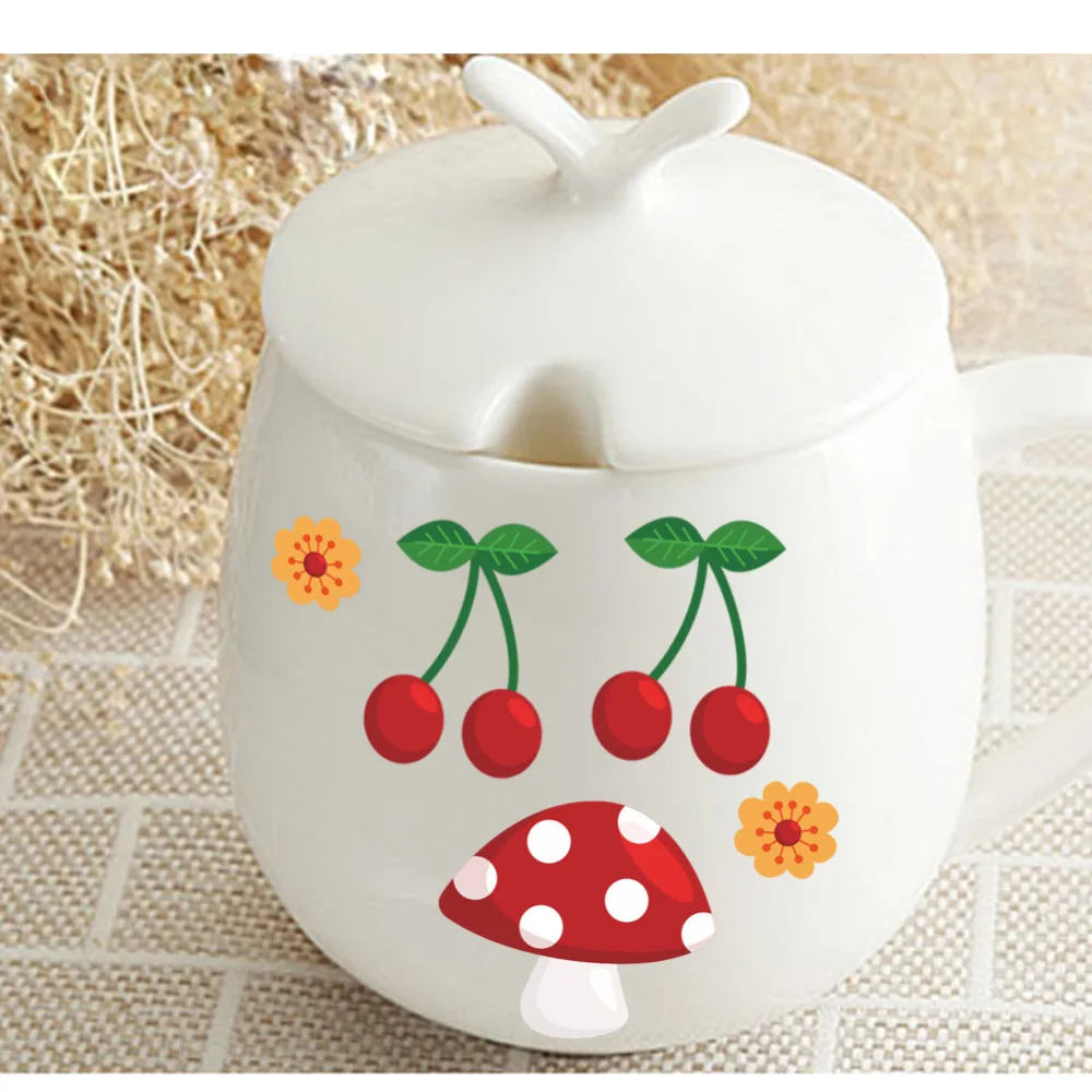 Милый лесной Медведь Дерево бабочка цветок настенные наклейки детские комнаты