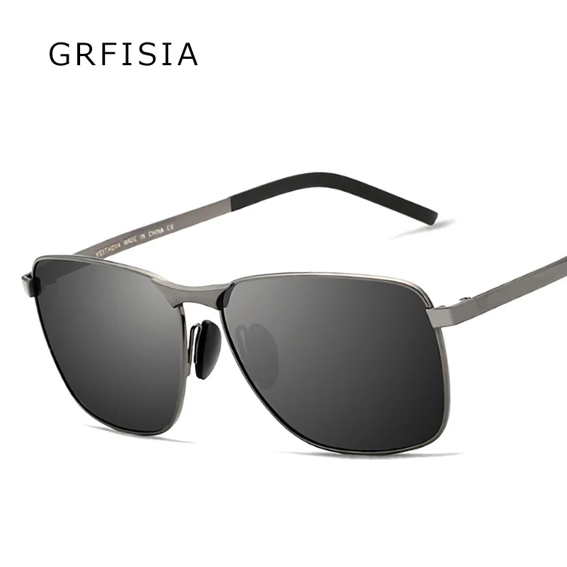 GRFISIA Модные солнцезащитные очки для мужчин поляризационные высококачественные