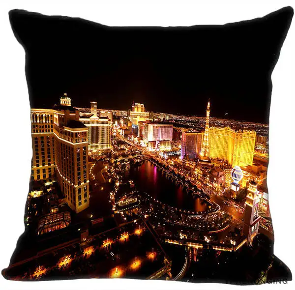Square Pillowcase Изготовленный На Заказ Bellagio фонтан Лас-квадратная подушка чехол на молнии Наволочка Чехол 35X35,40x40,45x45 см(с одной стороны) 180522-02-215 - Цвет: Square Pillowcase
