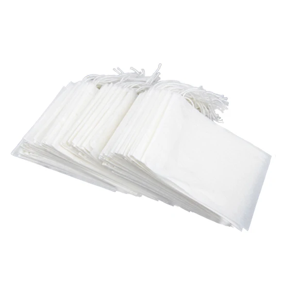 Teabags 100Pcs/Lot 8X12 CM Empty Scented Tea Bags With String Heal Seal Filter Paper for Herb Loose Bolsas de te | Дом и сад