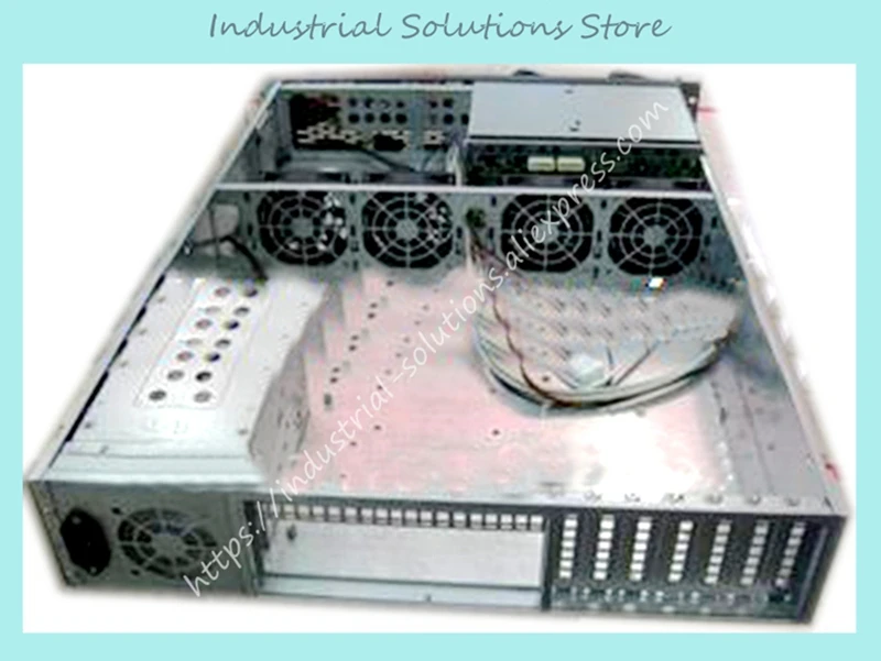 Новый чехол для компьютера 2U6 Disk A Hot-Swappable 2U Industrial ATX Power экономичный |