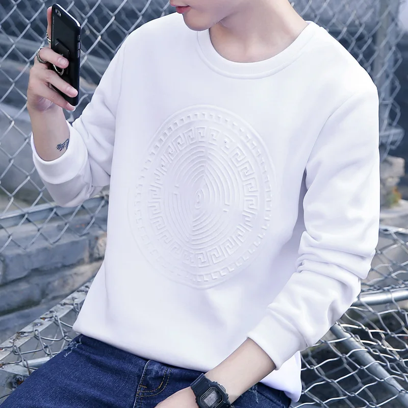 2016 Осень Зима 3 Цвета Печати Популярные Длинным Рукавом Рубашки Корейский Тонкий