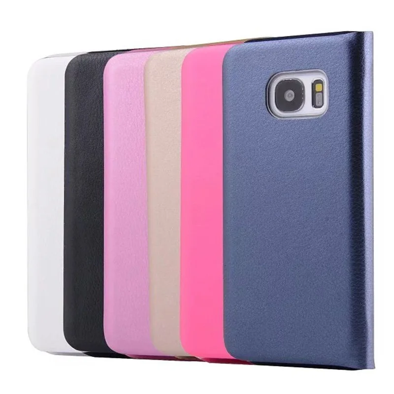 Чехол книжка с бумажником для Samsung Galaxy S6 / S6edge S7/S7edge чехол из искусственной кожи Edge