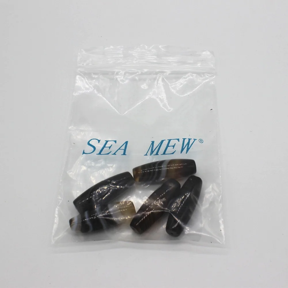 SEA MEW 10*30mm /12*40mm High Quality Sardonyx Beads Loose Bead For Jewelry Making 5PCS | Украшения и аксессуары
