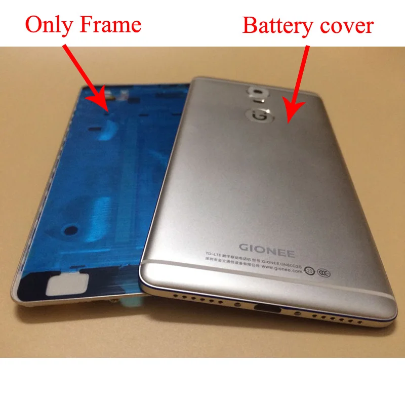 Для GiONEE M6 плюс GN8002 GN8002S Корпус Батарея задняя крышка мобильный телефон ЖК дисплея