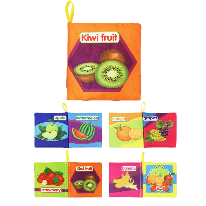 6 шт./компл. детская книга из мягкой ткани развивающая игрушка обучающие книги для