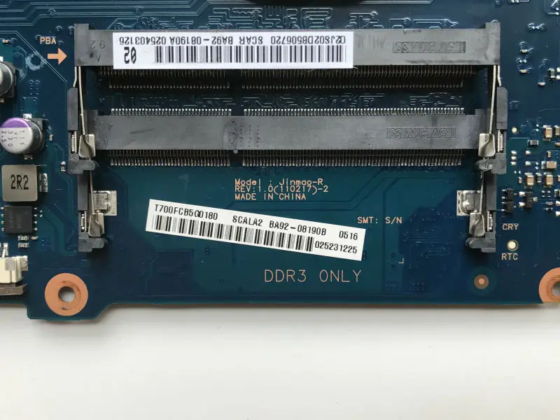 Высококачественная материнская плата для ноутбука Samsung RV520 BA92-08190B HM65 PGA989 DDR3