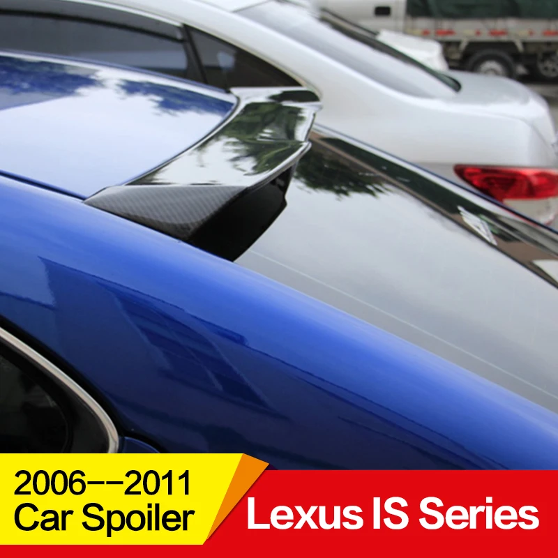 Используется для Lexus Is серии спойлер 2006-2011 год IS200 250 300 350 углеродное волокно задний спойлер крыло губы аксессуары