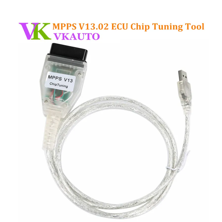 SMPS MPPS V13.02 ECU чип Remap для настройки флэш-памяти USB OBD2 интерфейс K + CAN V13 |